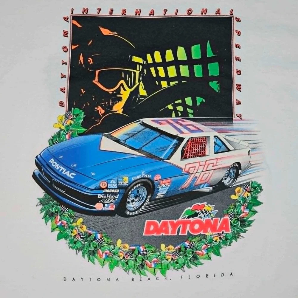 NASCAR Vintage 90s Daytona Beach Racing T-Shirt